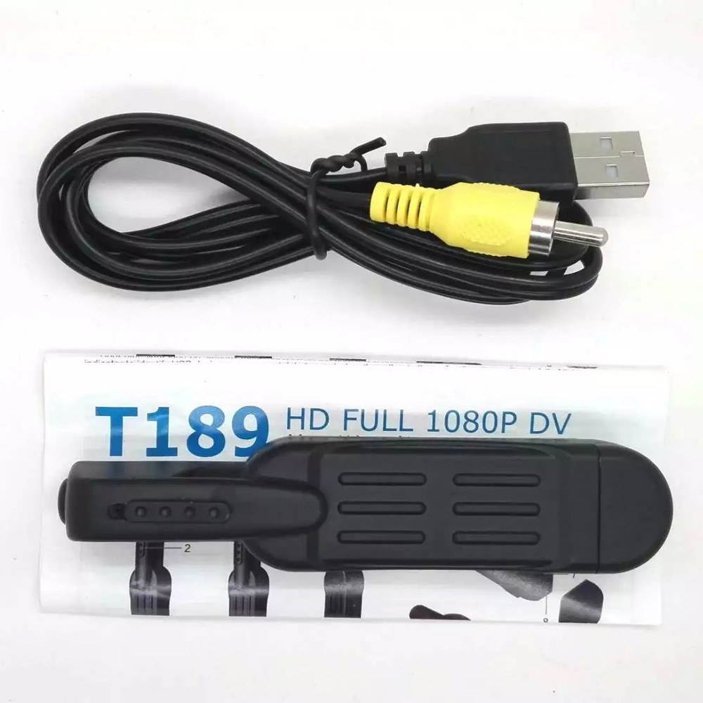 T189 Pen Mini Camera Full HD 1080P Cam Wearable Body Cameras