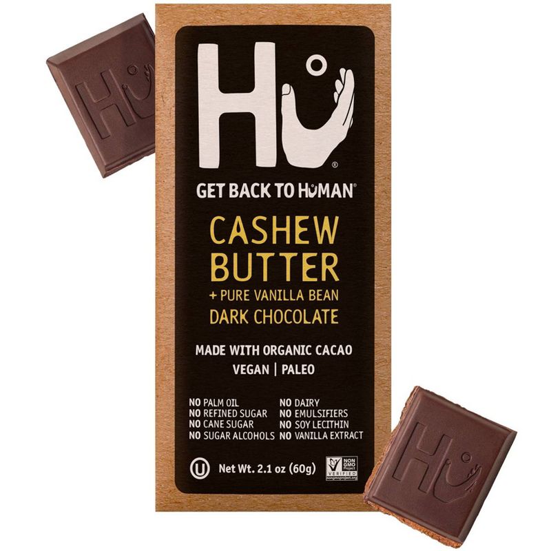 Hu Cashew Butter + Pure Vanilla Bean Dark Chocolate - 2.1oz