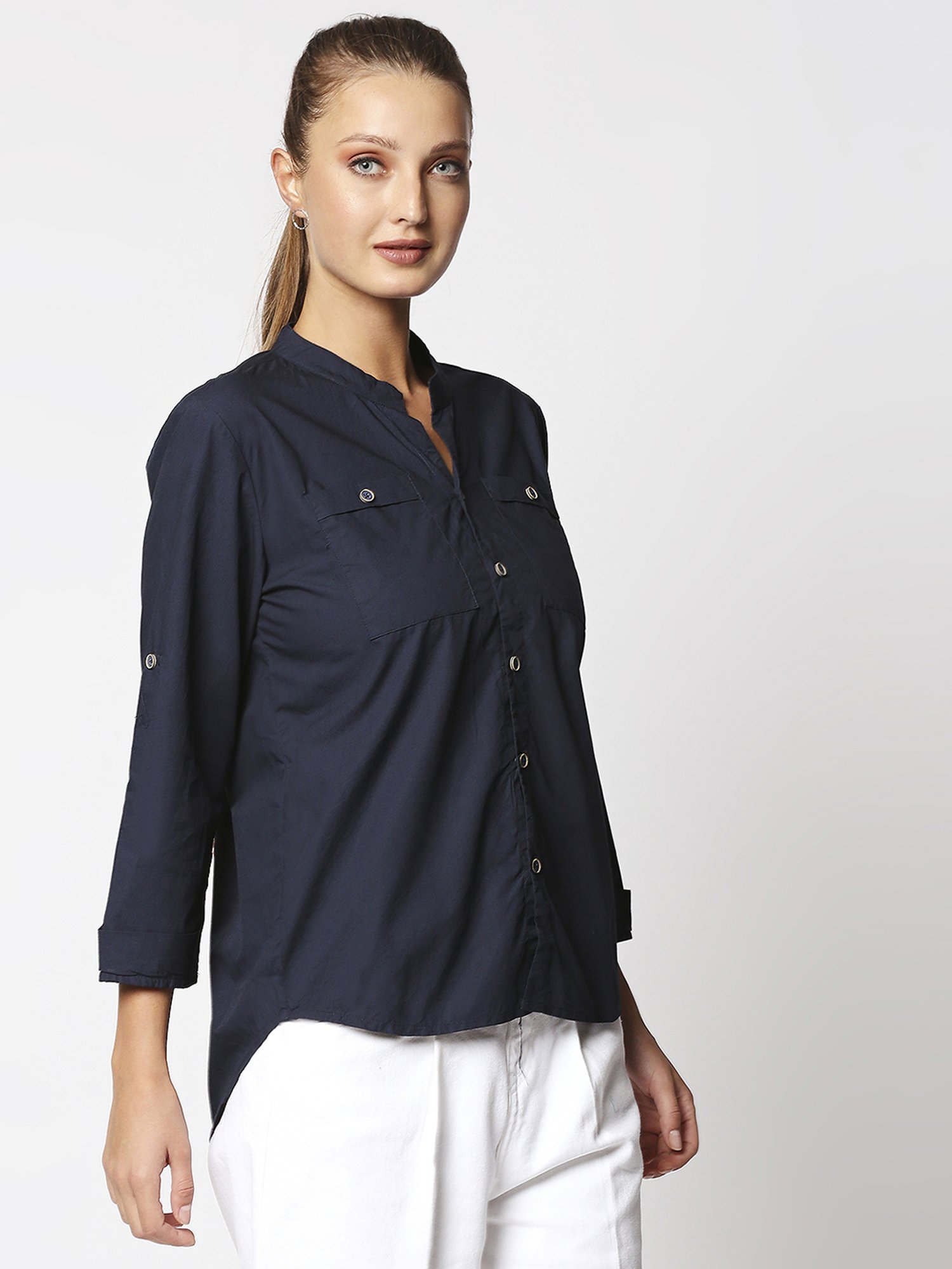 Remanika Blue Pure Cotton Shirt