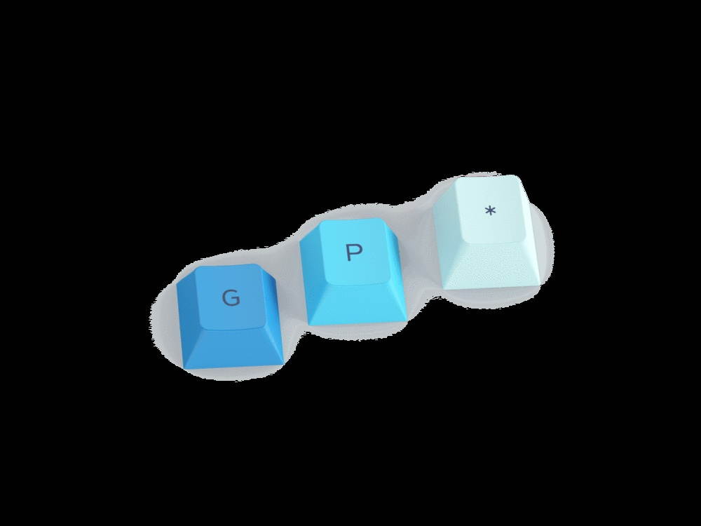 Glorious GPBT Keycaps, Gorgeous cherry-profile keycaps,super-durable PBT plastic,in a variety of vibrant colorways-Pastel