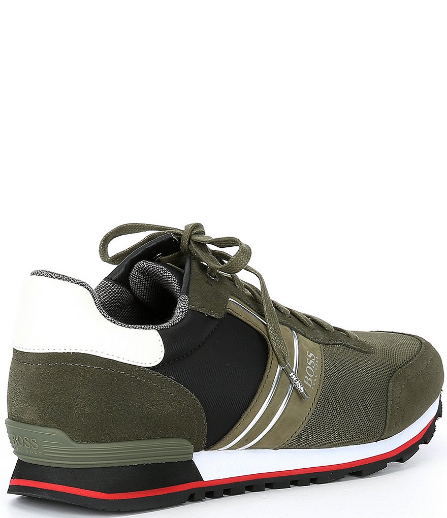 Hugo Boss Men's Parkour Suede Lace-Up Sneakers