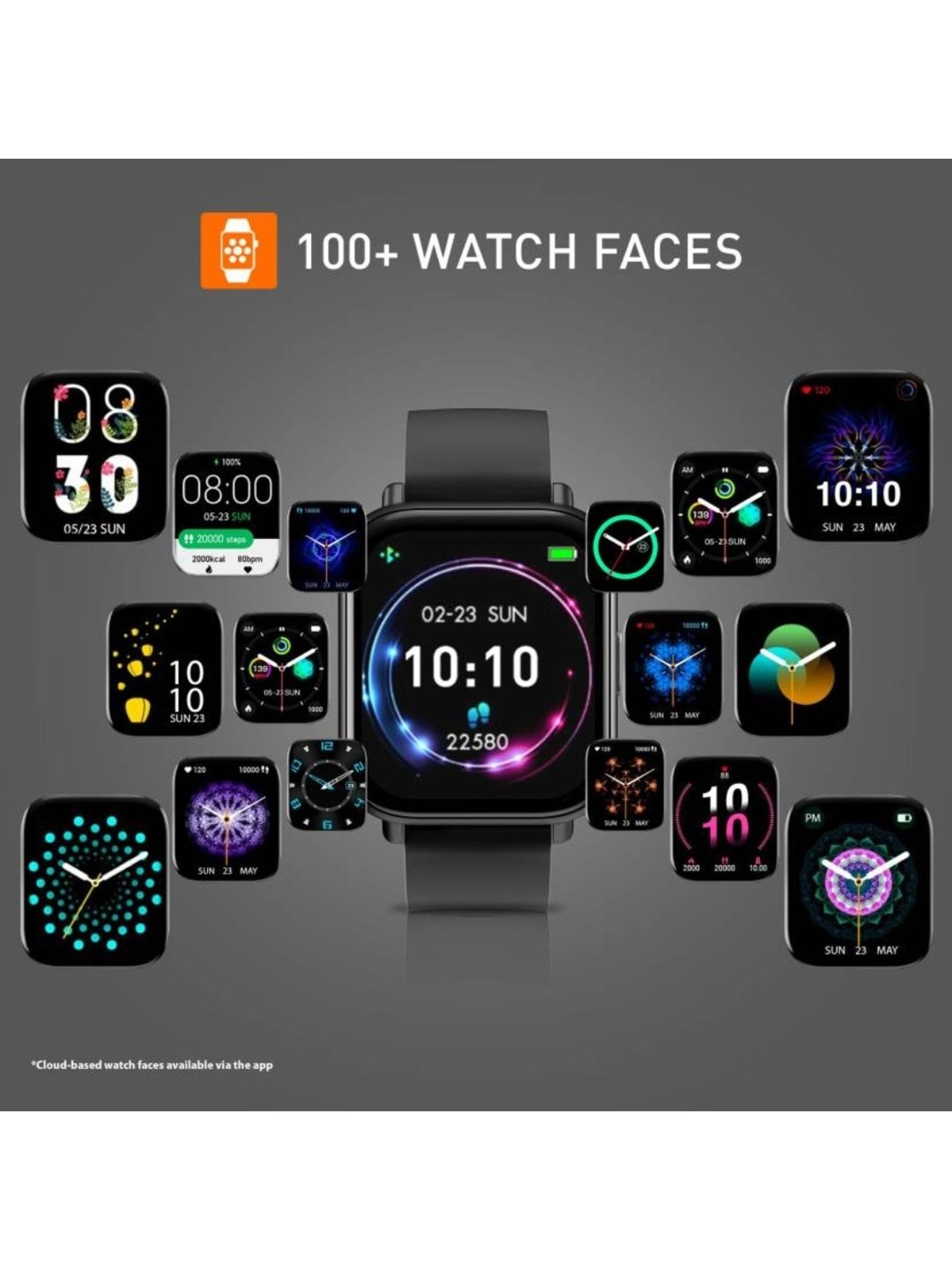 Gionee Stylfyt Ai Bluetooth Calling Metallic Frame Smartwatch (Matte Black Strap)