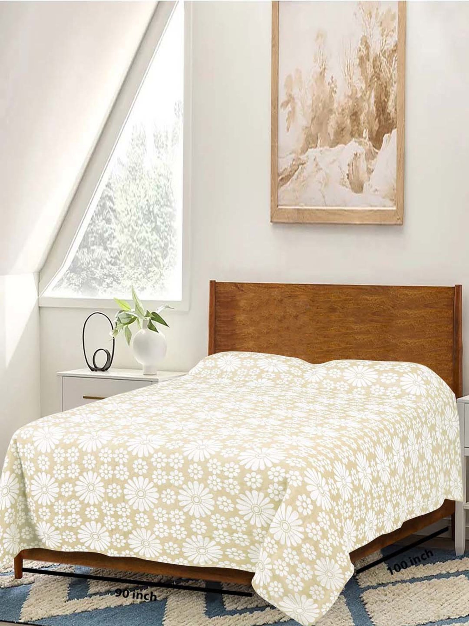 DDECOR Live beautiful Embroidery Baroque Metallic Grey 210 TC Cotton Comforters - Set of 3