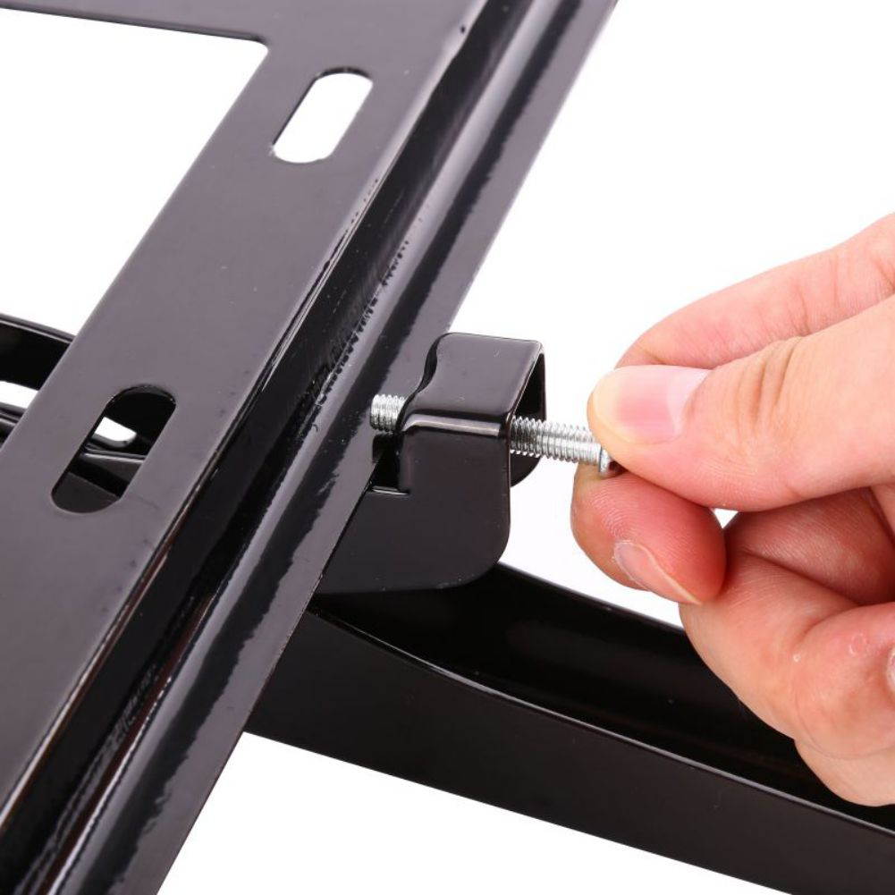 Brightup TV Wall Mount Bracket Tilt TV Mount Low Profile for Most 26-55 inch LED OLED LCD HD TVs Plasma Flat Curved Screens VESA Pattern up to 400X400 mm 110 LBS Loading Fits 8" 12" 16" Wood Studs