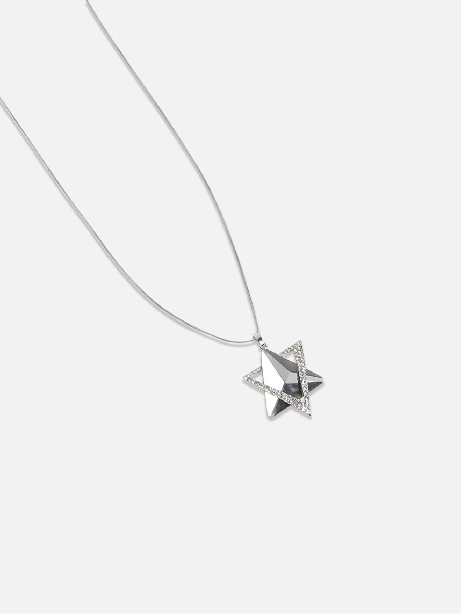 Sohi women's royal rapture pendant chrome silver