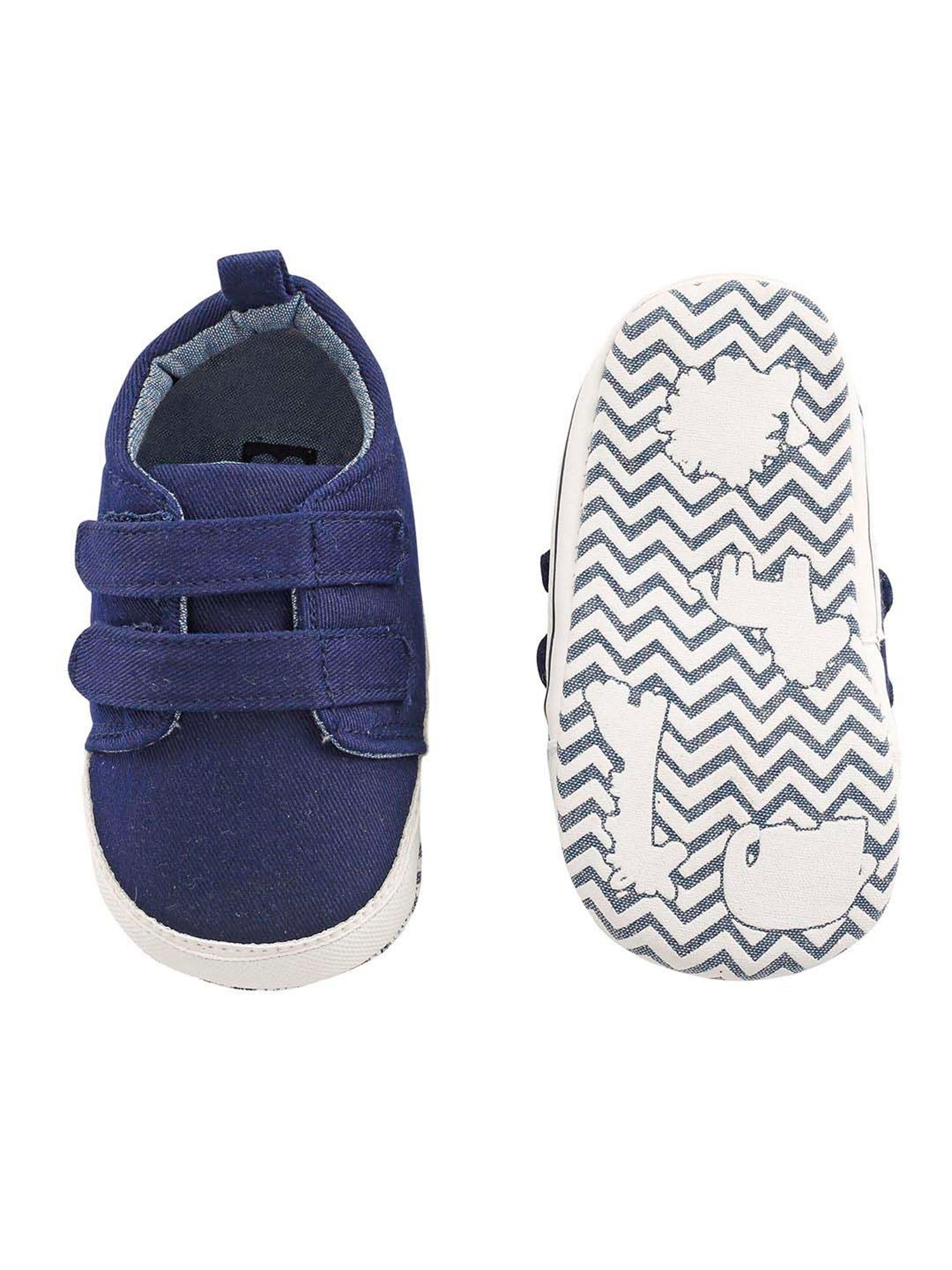 Baby Moo Kids Navy Casual Booties