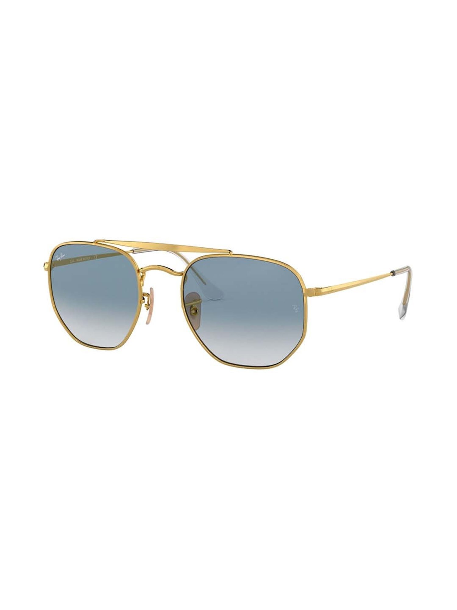 RAY-BAN Unisex Gradient Blue Lens Irregular Sunglasses - 0RB3648001/3F54