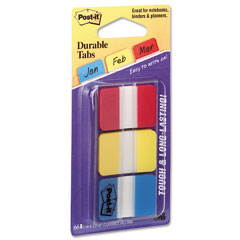 Post-It Tabs Tab,Durable,66/Pk,Ast 686RYB