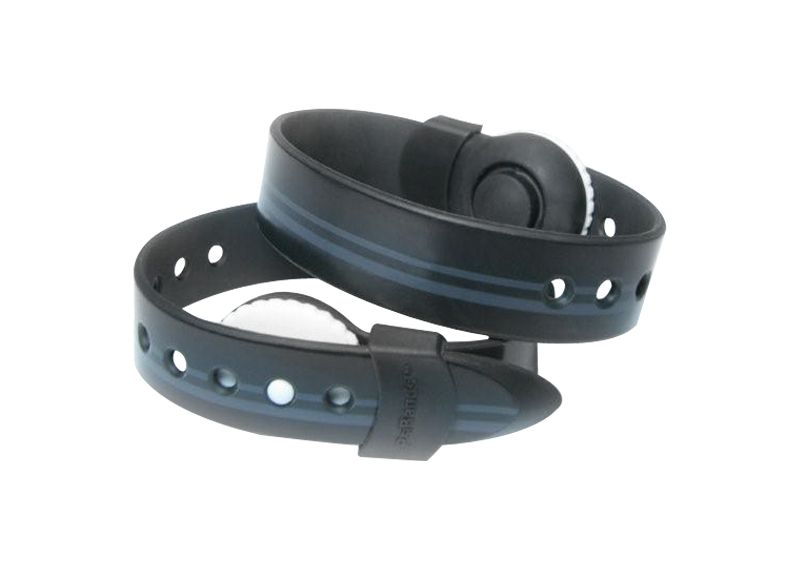 Psi Bands Acupressure Wrist Bands for Nausea Relief - Racer Black