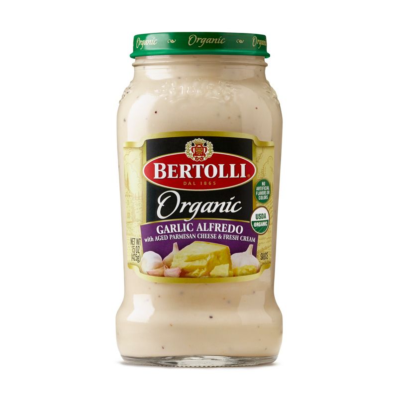 Bertolli Organic Garlic Alfredo Pasta Sauce - 15oz