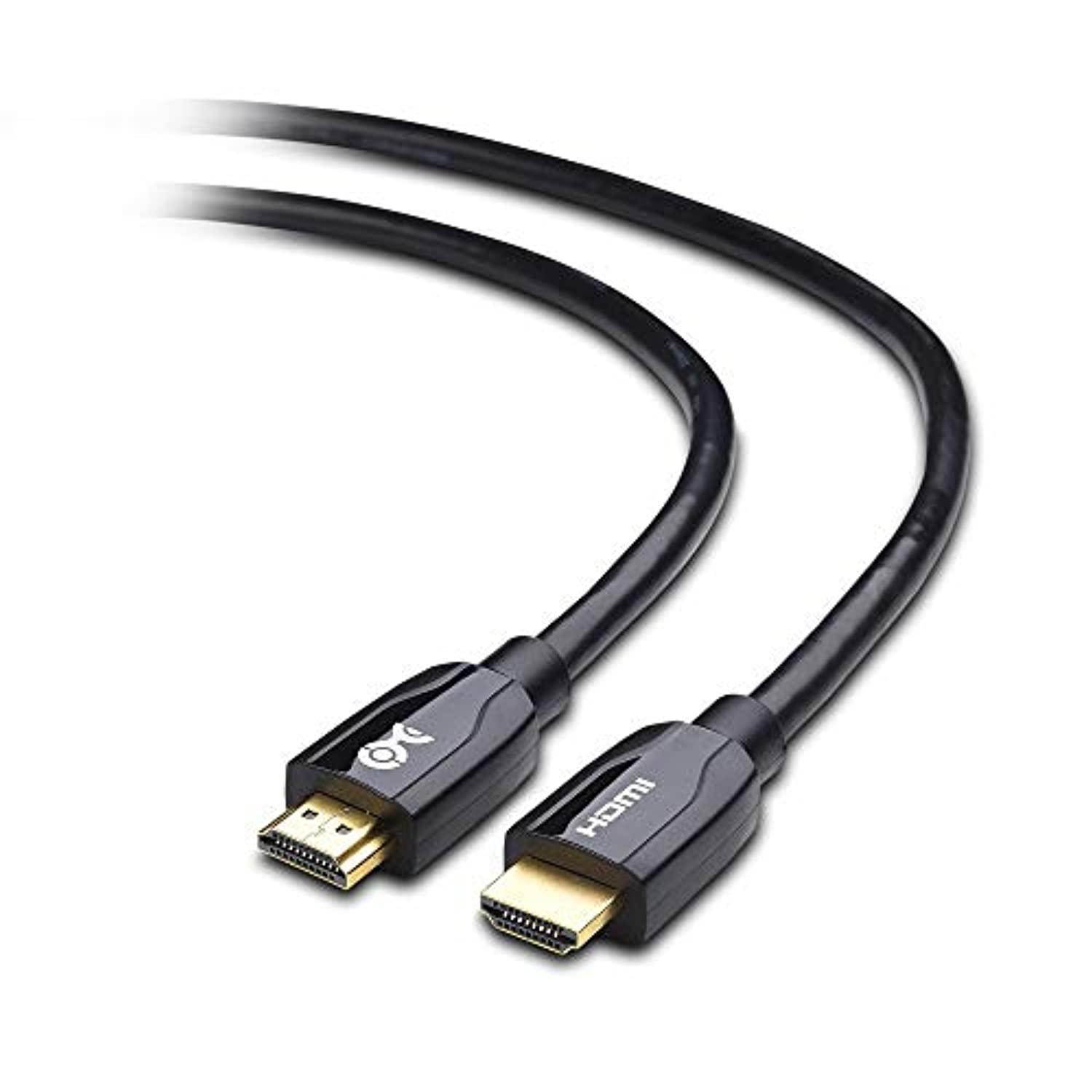 cable matters premium certified hdmi cable (premium hdmi cable) 4k hdr support in black - 6 feet