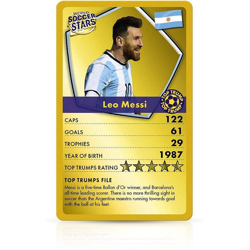 Top Trumps World Soccer Stars Top Trumps Card Game
