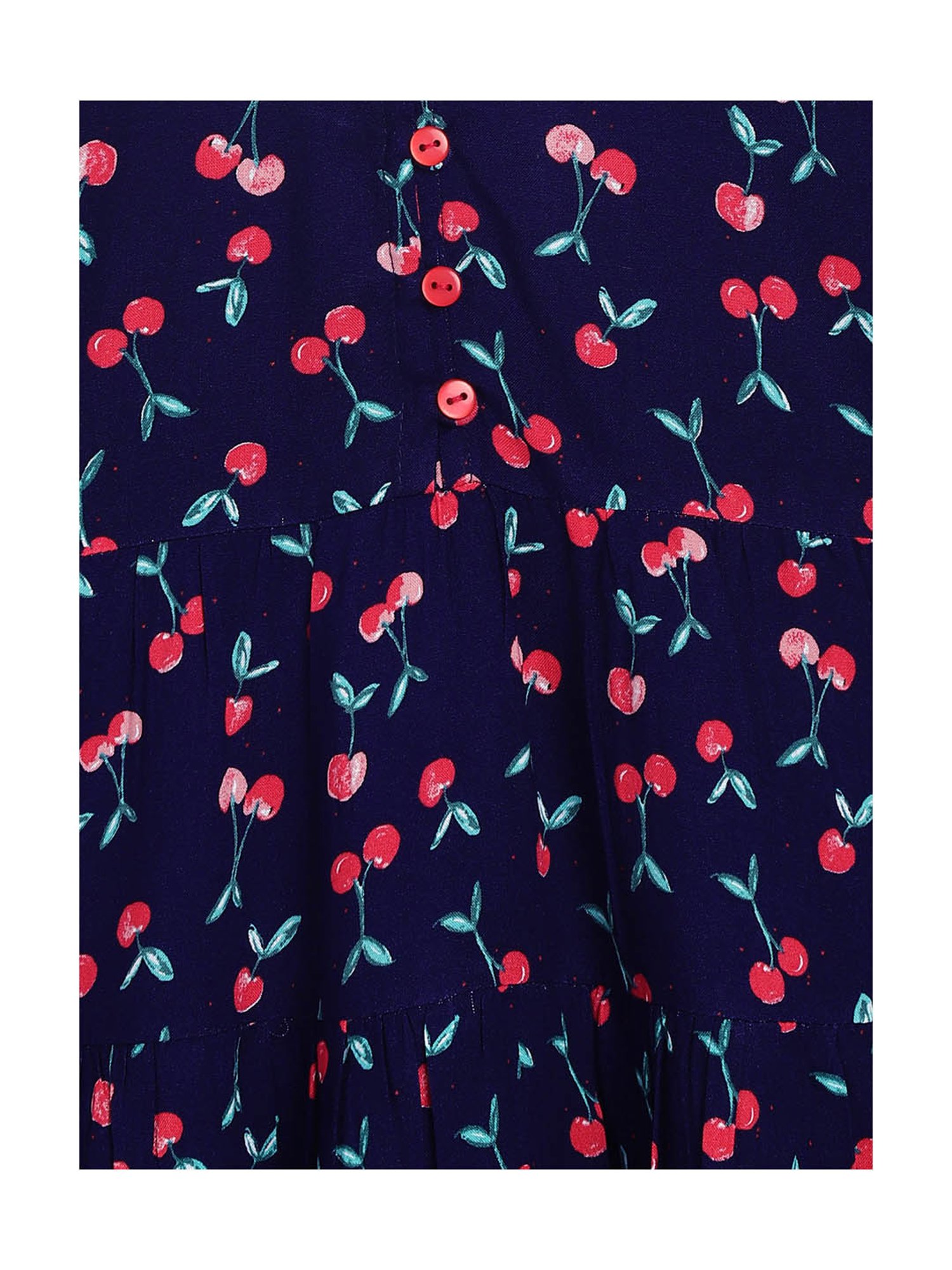 Campana Kids Navy Printed Dress