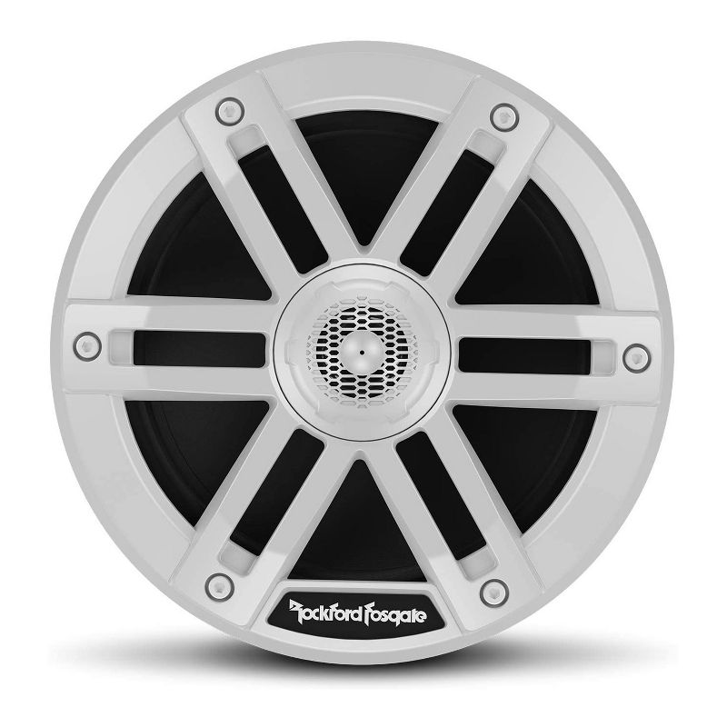 Rockford Fosgate M0-65 250 Watt Outdoor Weatherproof 2 Way Full Range Marine 6.5 Inch Speakers, White (2 Pack)