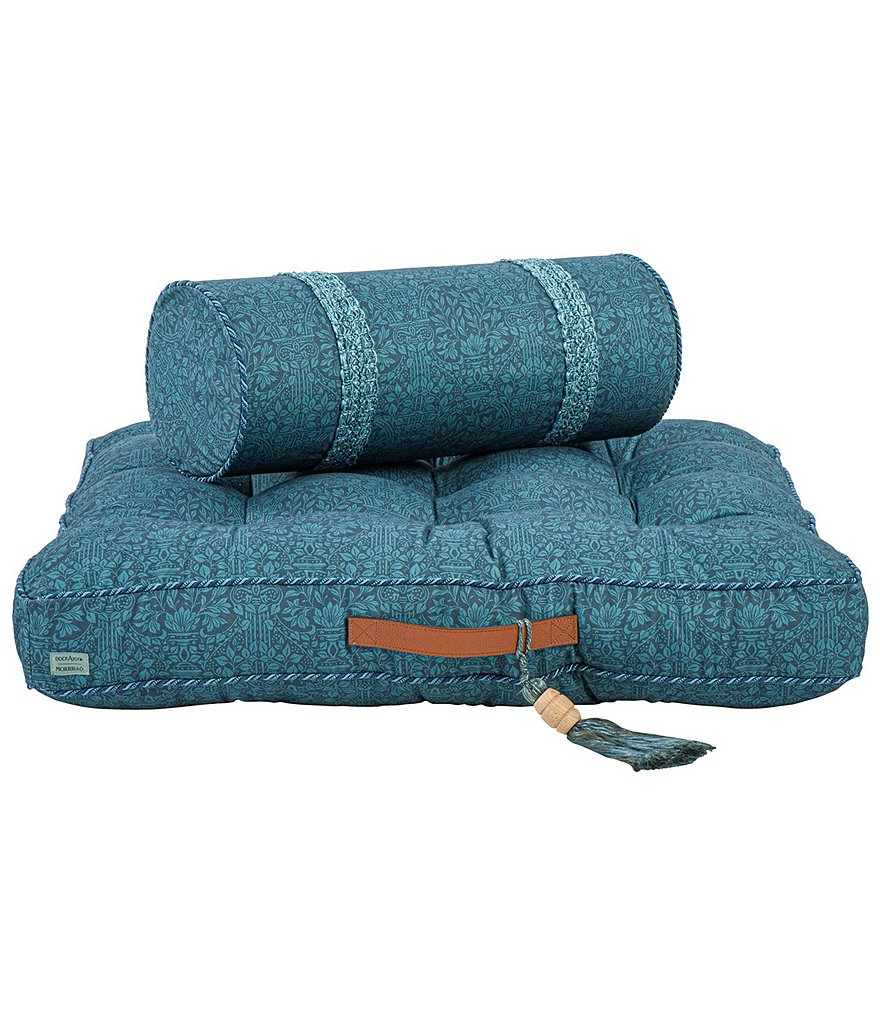 Edgehill Collection Hand-Woven Rattan Market Basket