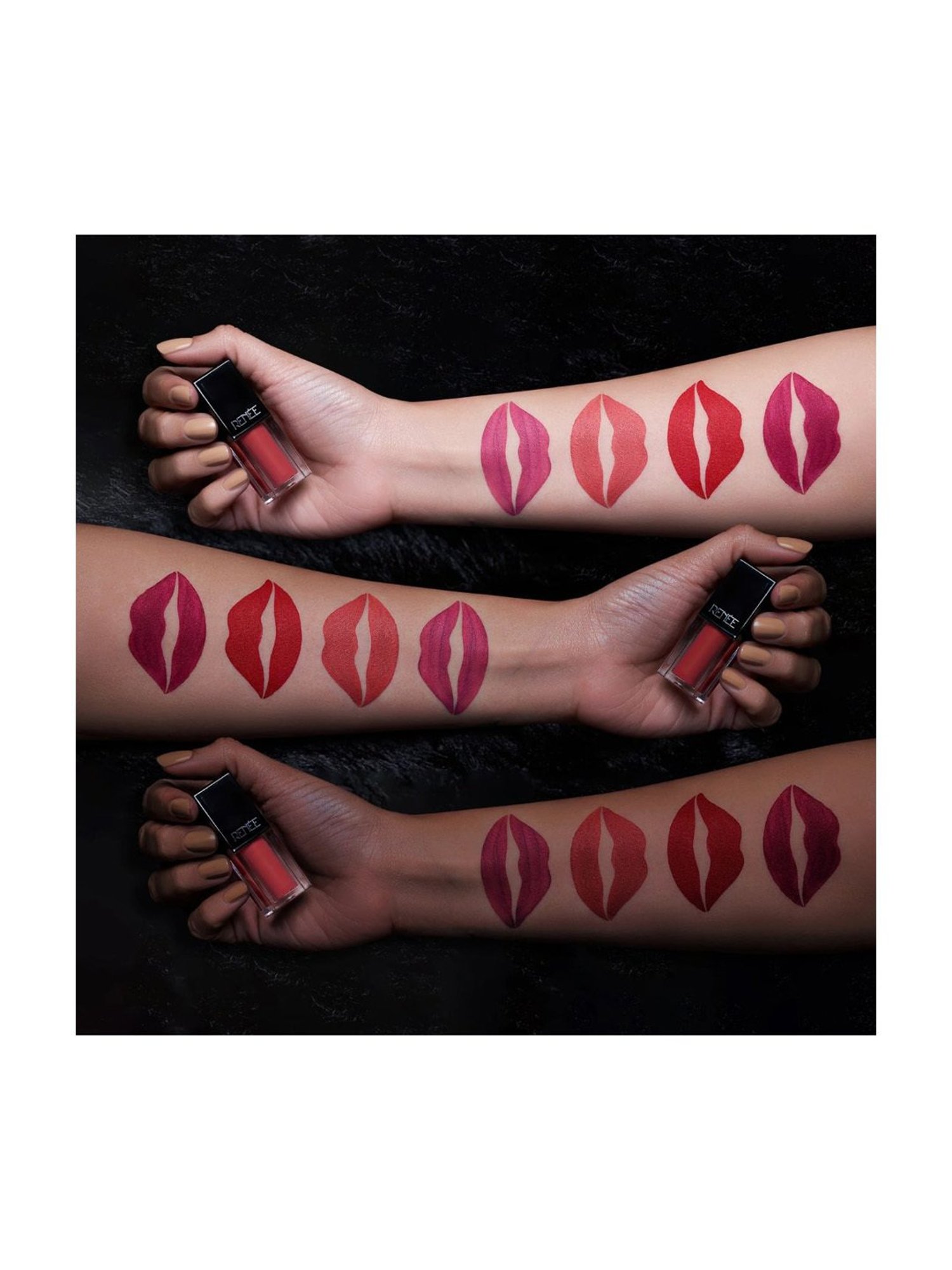 Renee Creme Mini Lipsticks Pack Of 5 - 8.25 gm