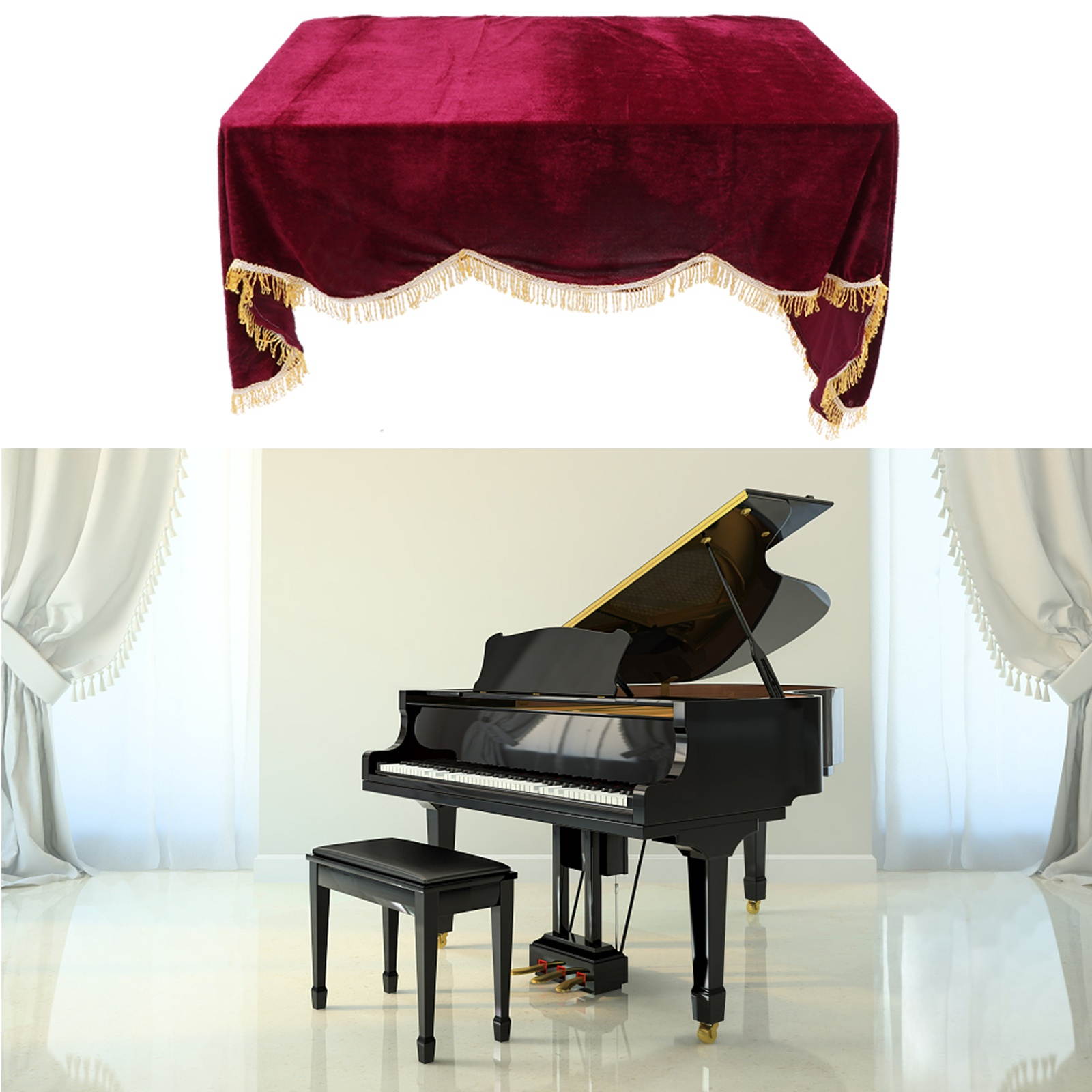 One Pair 5A Drumsticks Nylon Drum Sticks Black