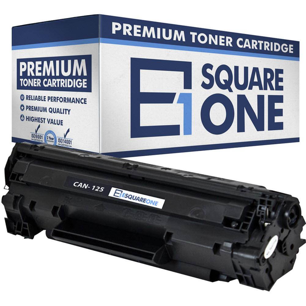 eSquareOne Compatible Toner Cartridge Replacement for Canon 125 3484B001AA (Black, 1-Pack)