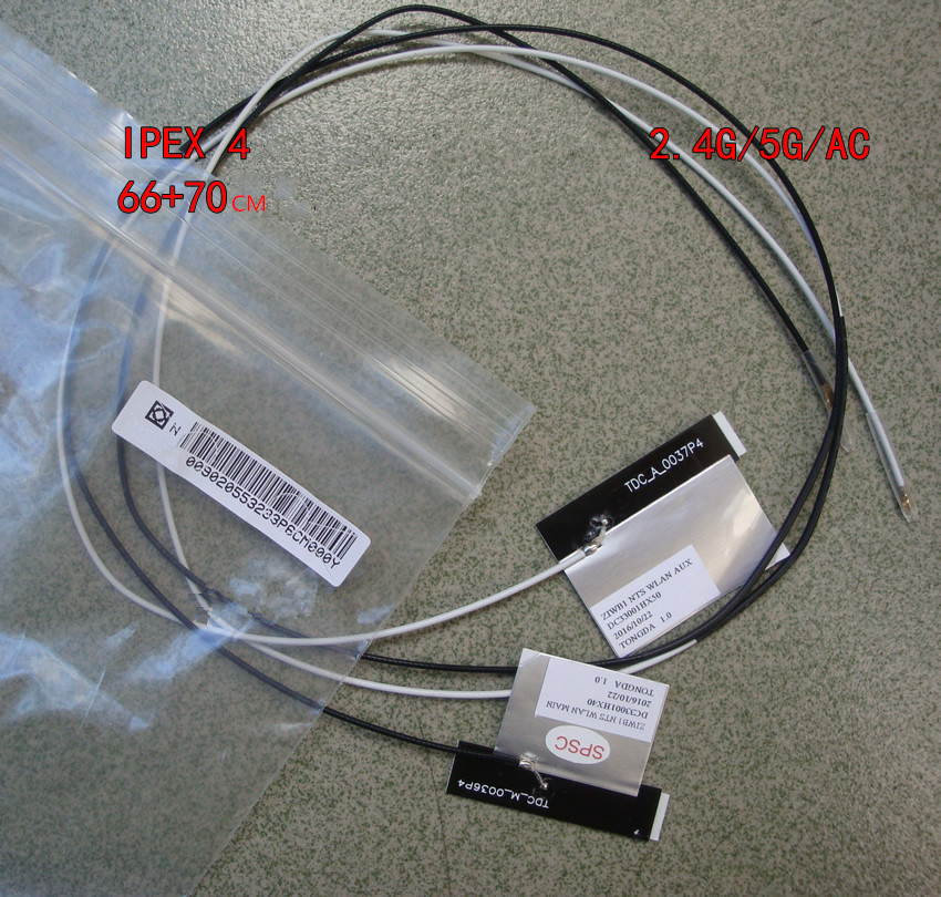 IPEX MHF4 Internal Antenna For NGFF/M.2 intel 7260 7265 8260 8265 17265 18265 Broadcom BCM94360CSAX BCM94360HMB BCM94352Z NGFF Wifi WLAN Bluetooth Card