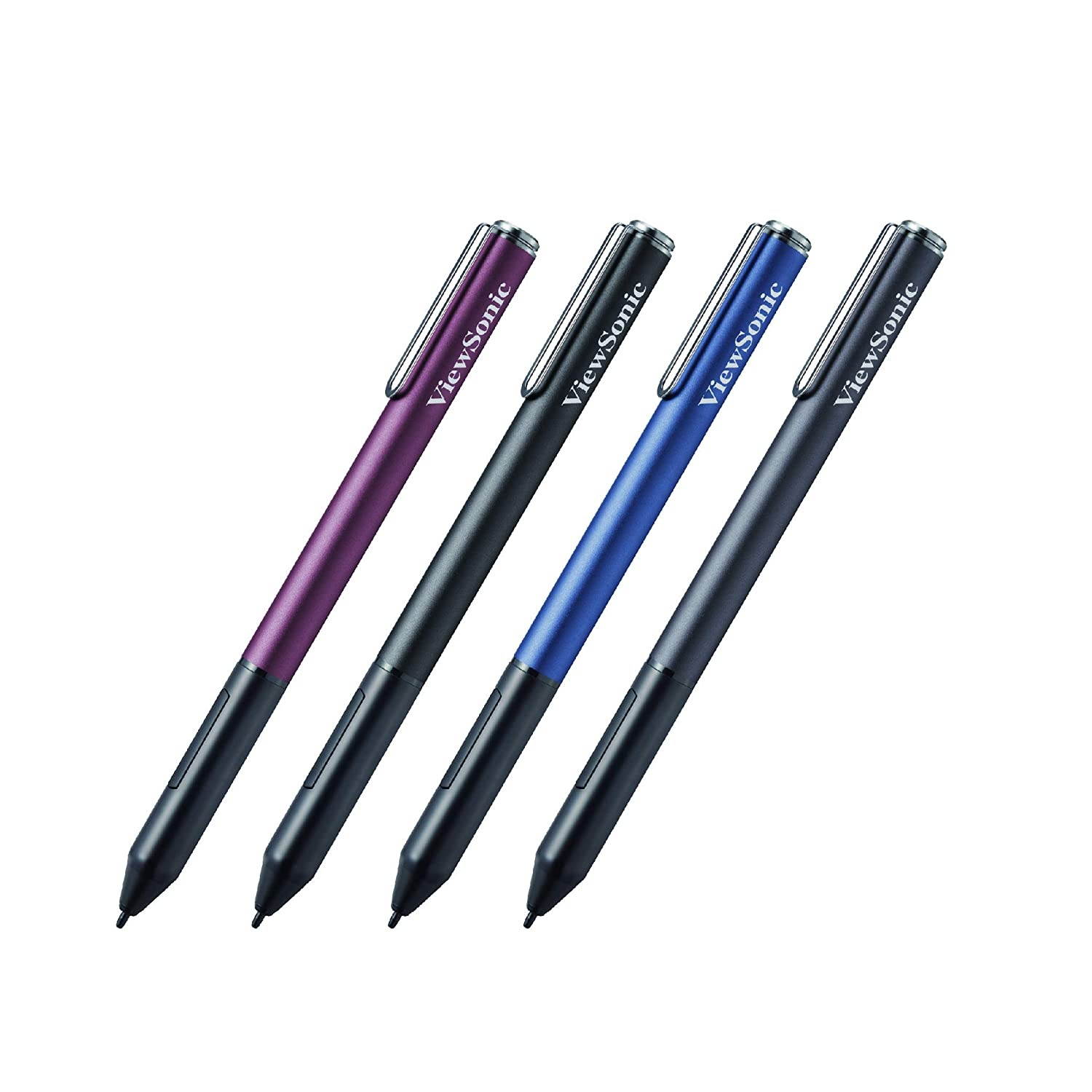 ViewSonic Surface Pen ViewStylus ACP301. Aluminum Body Active Stylus Compatible with Surface Pro X, 7, 6, 5, 4, Surface Go, and All Microsoft Pen Protocol Embedded Computers. Color Black