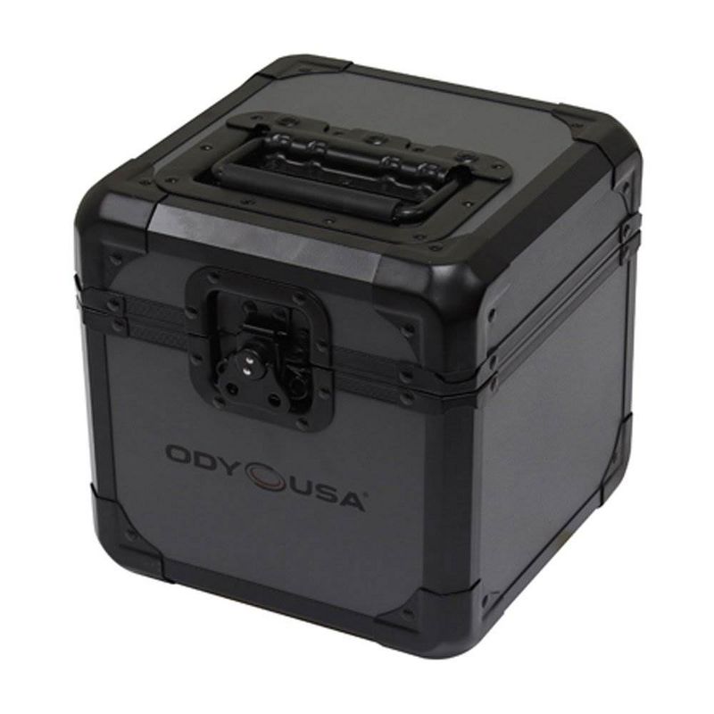 Odyssey Black Krom 7 Inch 60 Record Capacity Utility LP Vinyl Transport Case
