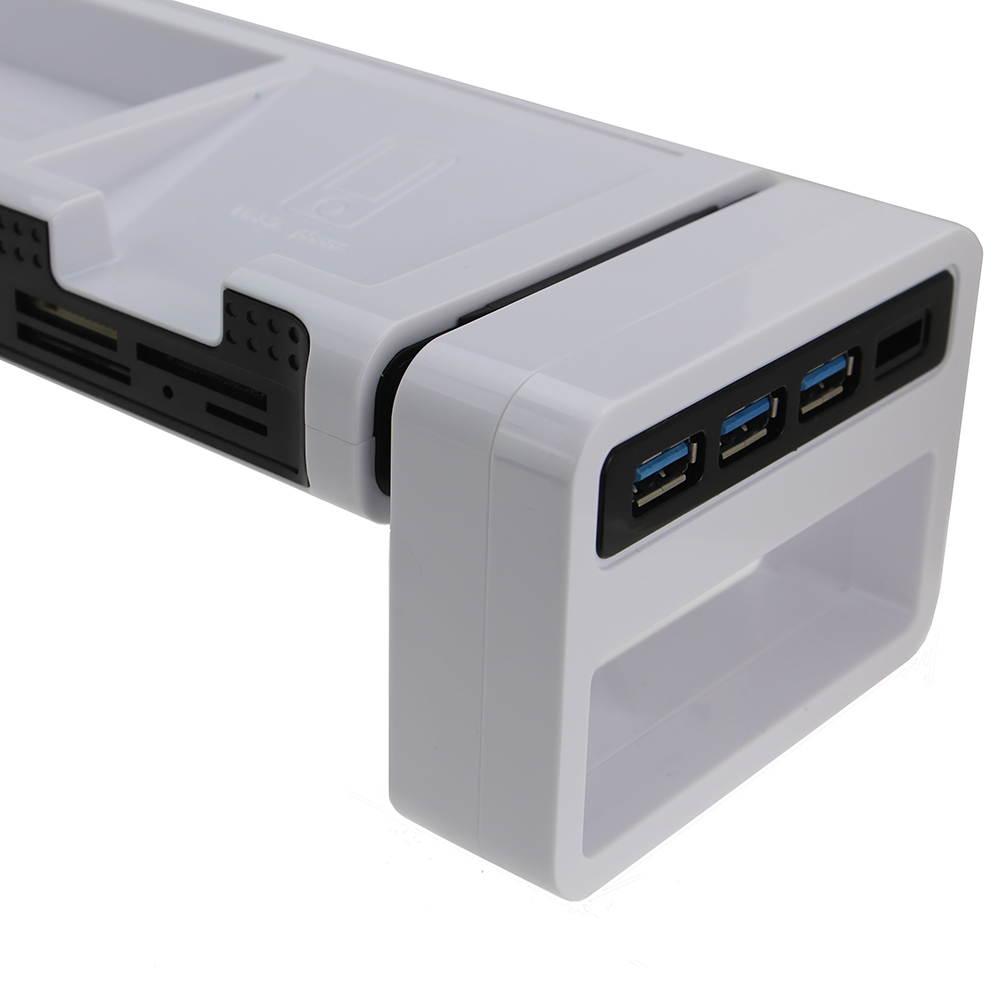 USB 3.0 Hub, Portable SuperSpeed 4 Port USB 3.0 Hub with Built-in Cable , USB Extension Multi-function USB Dock Hot Swapping Support for  Mac, PC, USB Flash Drives and Other Devices