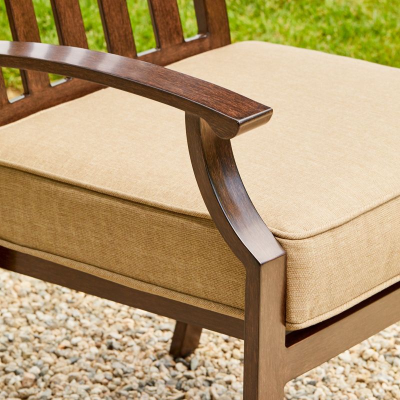 7pc Bridgeport Dining Set Tan - Royal Garden