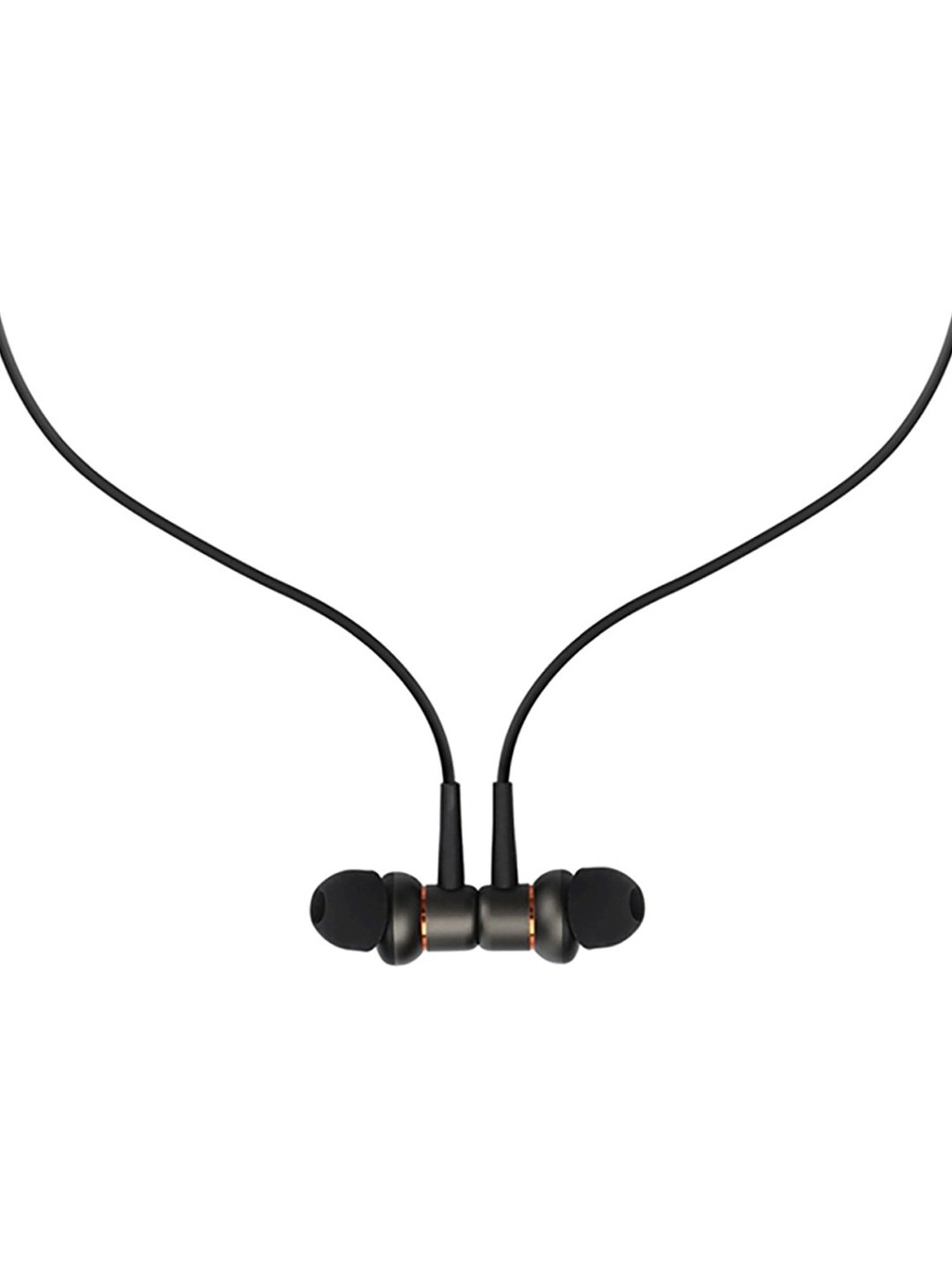 Fastrack Reflex Tunes FB2 FB2BKB01 Wireless Bluetooth Neckband with Mic (Black and Orange)