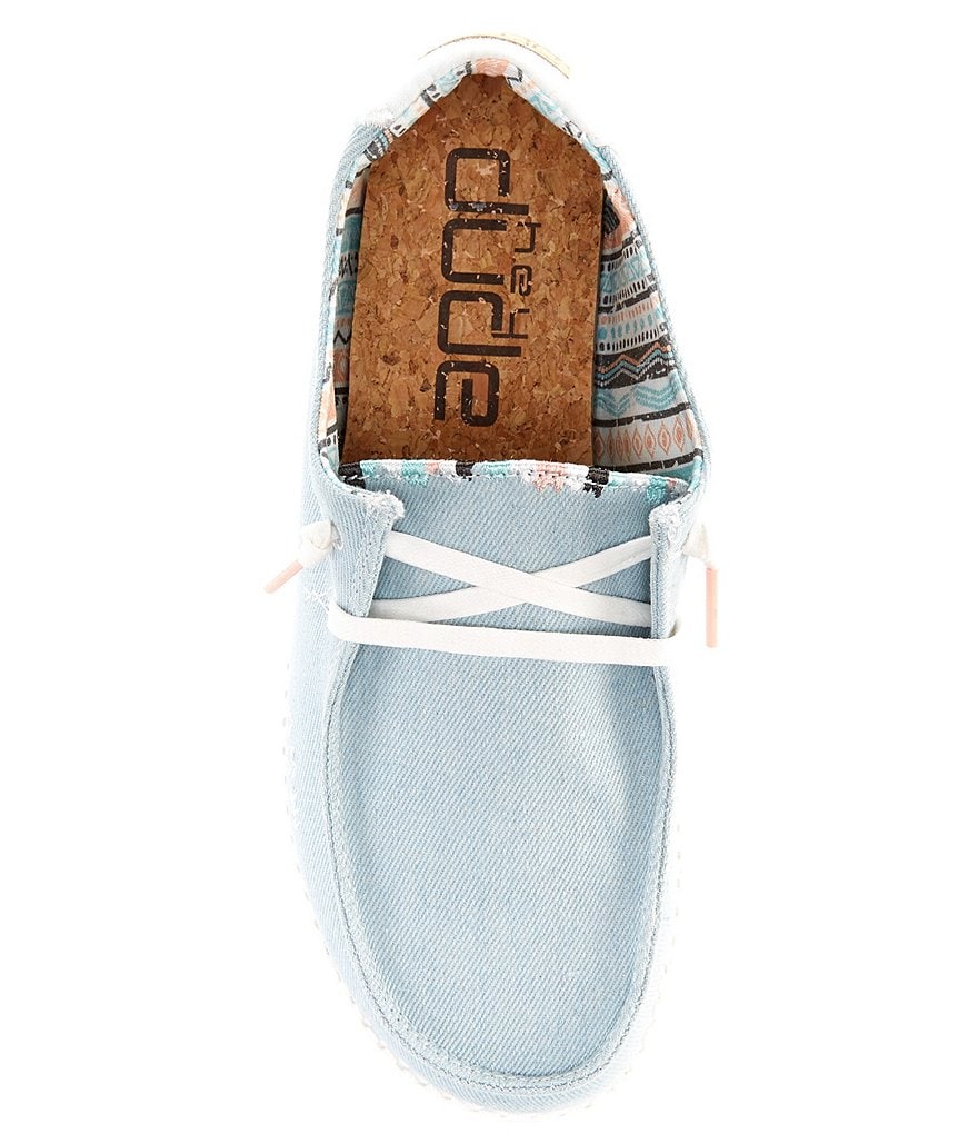 Hey Dude Women's Wendy Canvas Boho Washable Slip-Ons