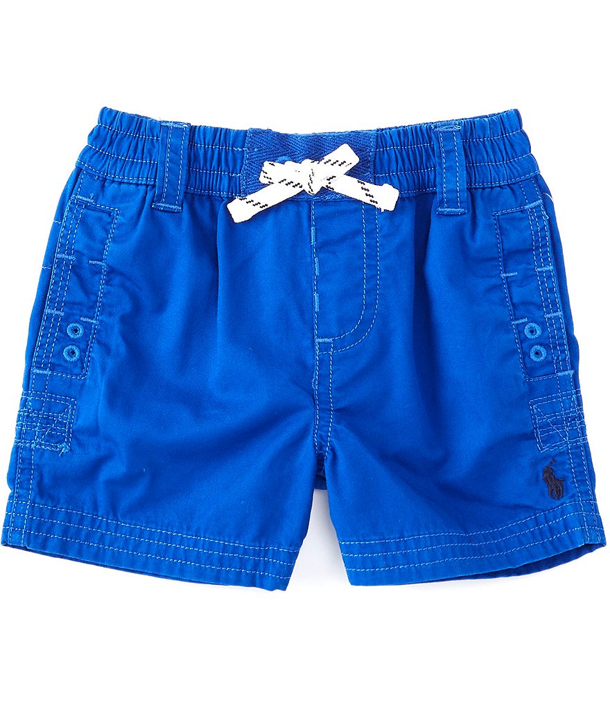 Edgehill Collection Baby Boys 3-24 Months Flat Front Linen Shorts