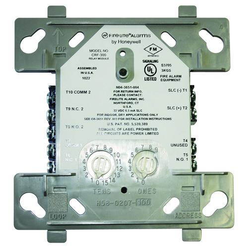 CRF-300 FIRE-LITE ALARMS-HONEYWELL-US ADDRESSABLE CNTRL RELAY MODULE