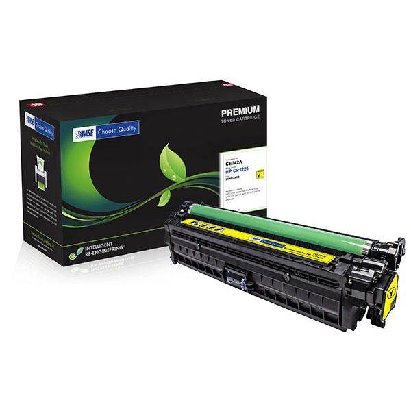 MSE Compatible Yellow Toner Cartridge (Alternative for HP 307A/CE742A)
