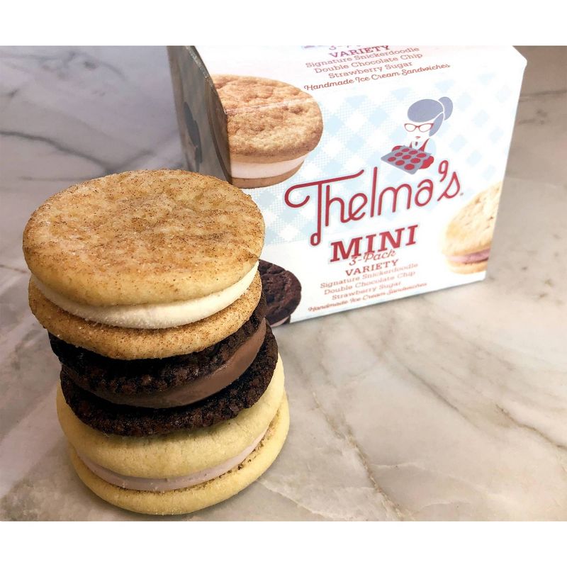 Thelma's Variety Pack Mini Ice Cream Sandwiches - 4.5oz/3ct