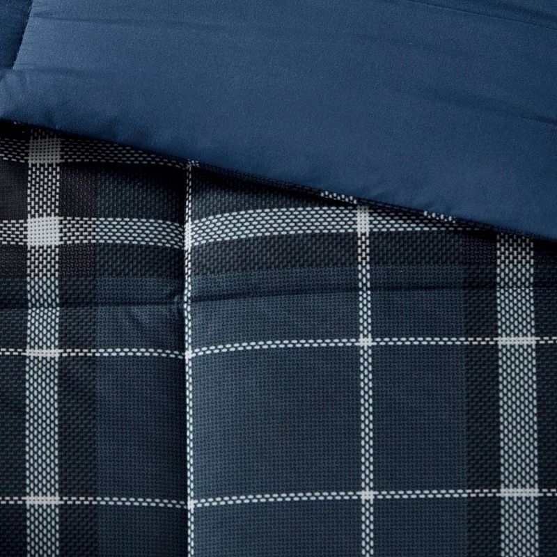 King Flint CozySpun Down Alternative Comforter Mini Set - Navy