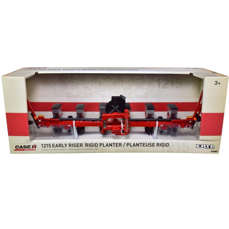 Case IH 1215 Early Riser Rigid Six Row Mounted Planter "Case IH Agriculture" 1/16 Diecast Model by ERTL TOMY