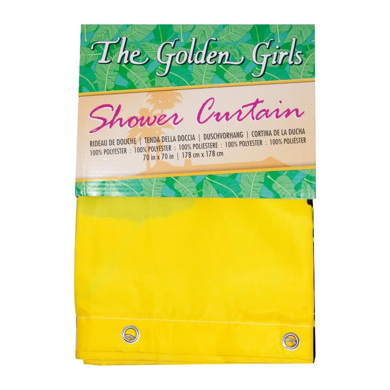 Just Funky Golden Girls Collectibles | Golden Girls Stay Golden Shower Polyester Curtain