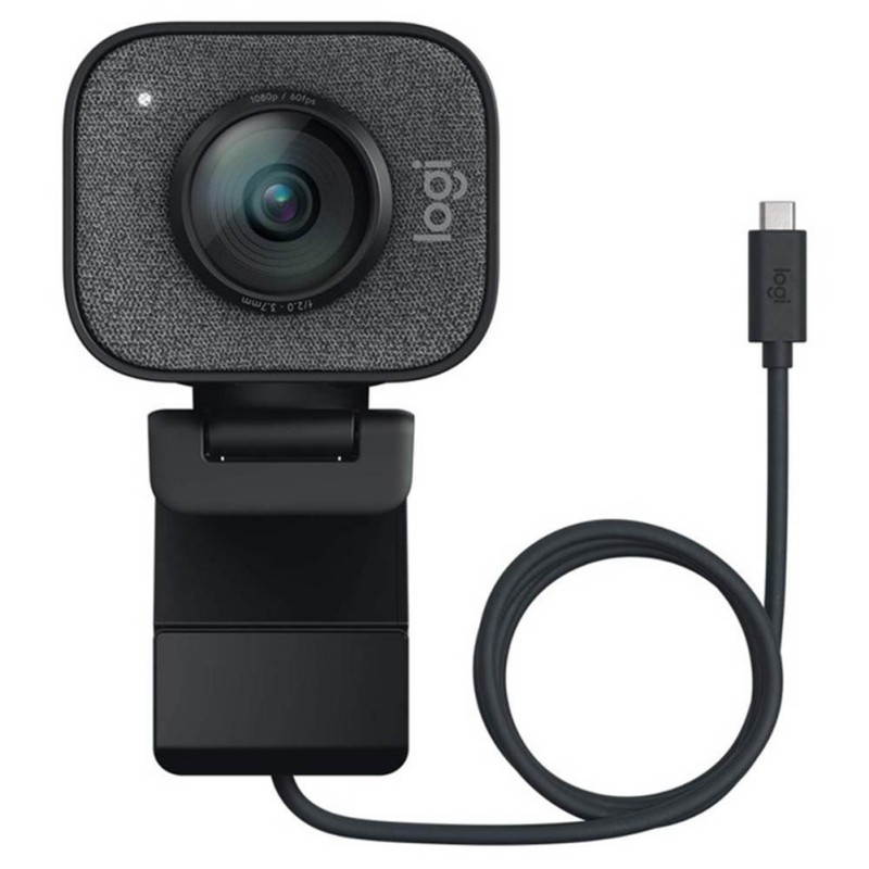 Logitech StreamCam, 1080P HD 60fps Streaming Webcam with USB-C and Built-in Microphone