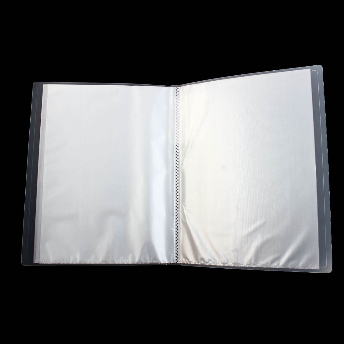 Unique BargainsSz A4 40 Pocket Sheet Protector Clear Book File Folder Clear White