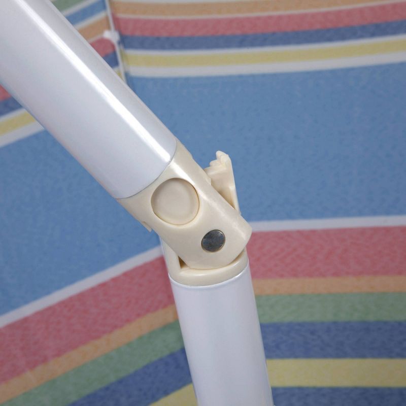 Picnic Time 5.5'  Beach Stick Umbrella - multi