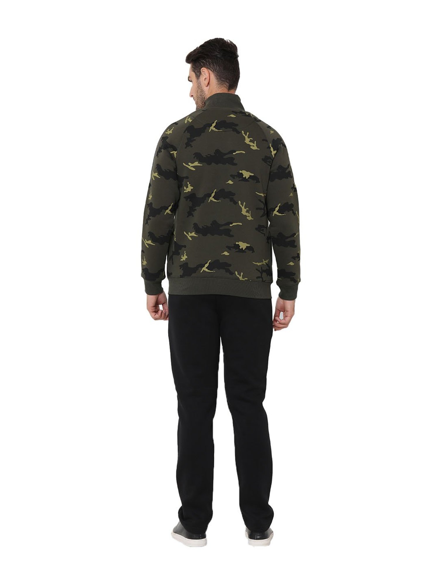 Sweet Dreams Olive & Black Printed Tracksuit