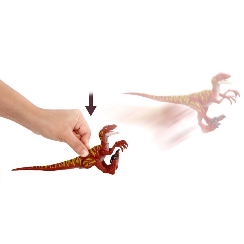 Jurassic World Savage Strike Jumping Velociraptor Figure