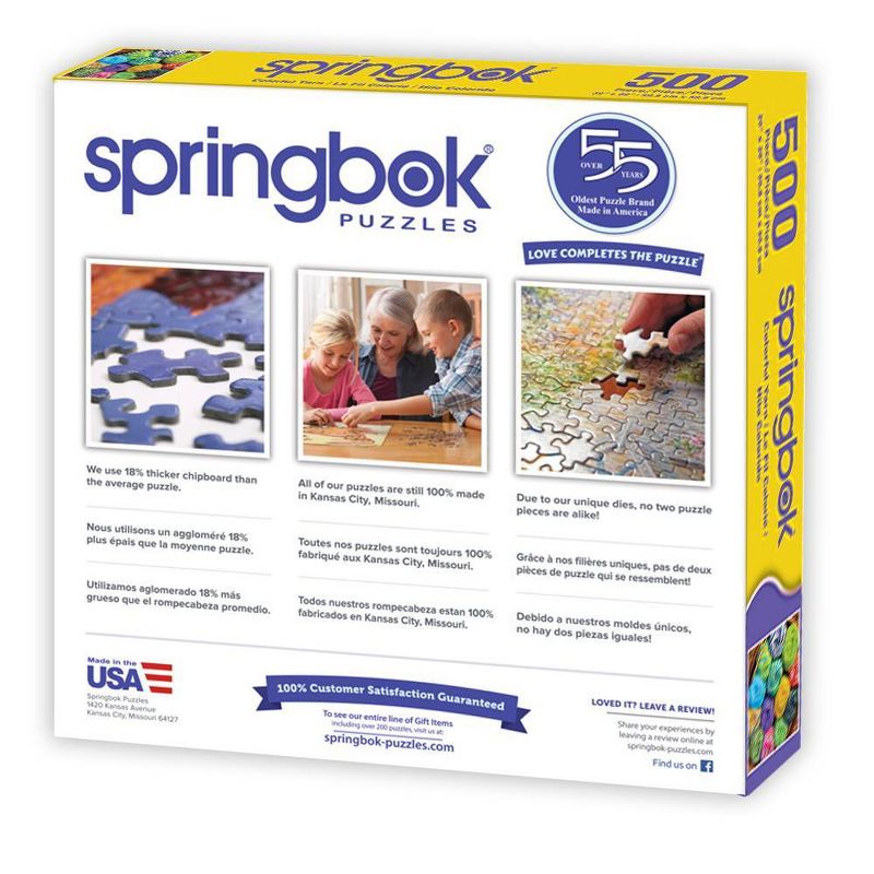 Springbok Colorful Yarn Jigsaw Puzzle 500pc