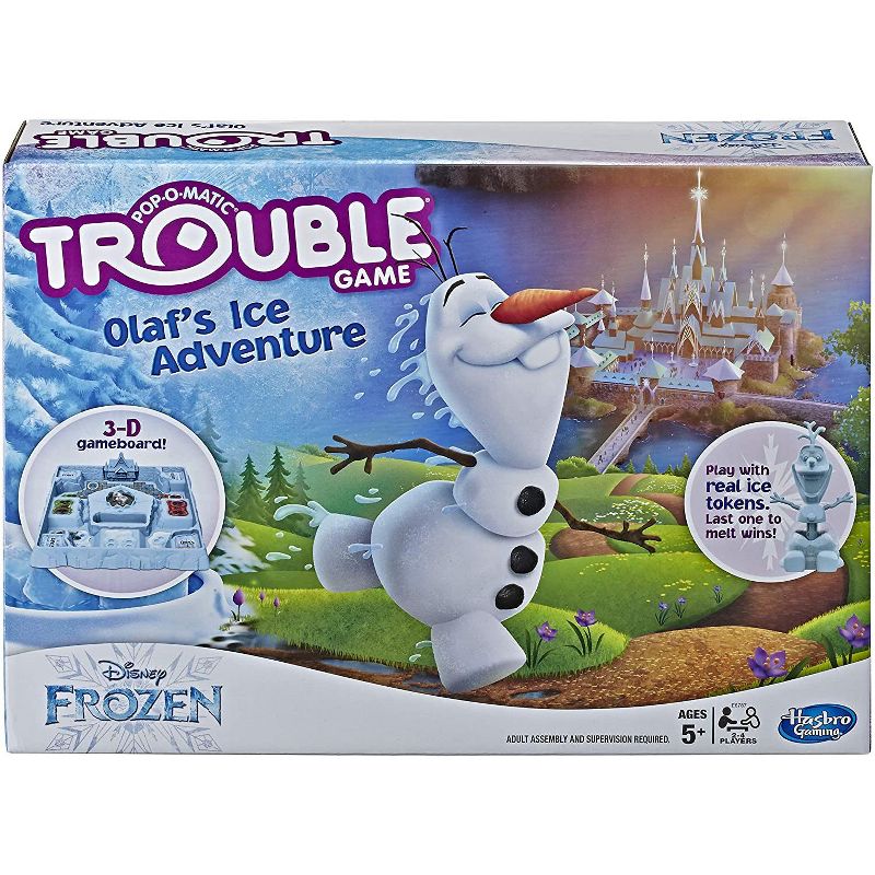 Hasbro Disney Frozen Olafs Ice Adventure Trouble Game | 2-4 Players