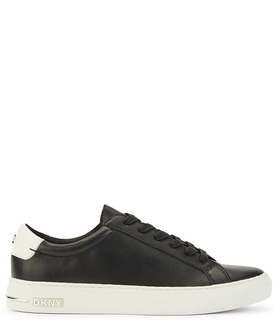 DKNY Court Lace-Up Leather Sneakers