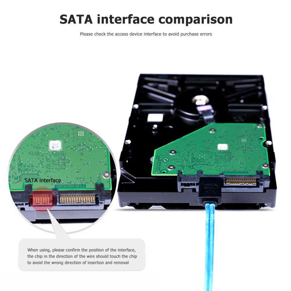 Weastlinks SATA III 6Gbps SAS Cable for Server SATA 7 Pin to SATA 7 Pin Hard Drive Data Cable 4SATA to 4SATA