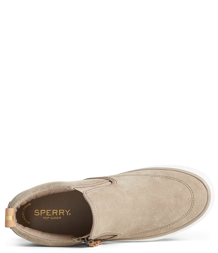 Sperry Women's Crest Side Zip Suede Chukkas