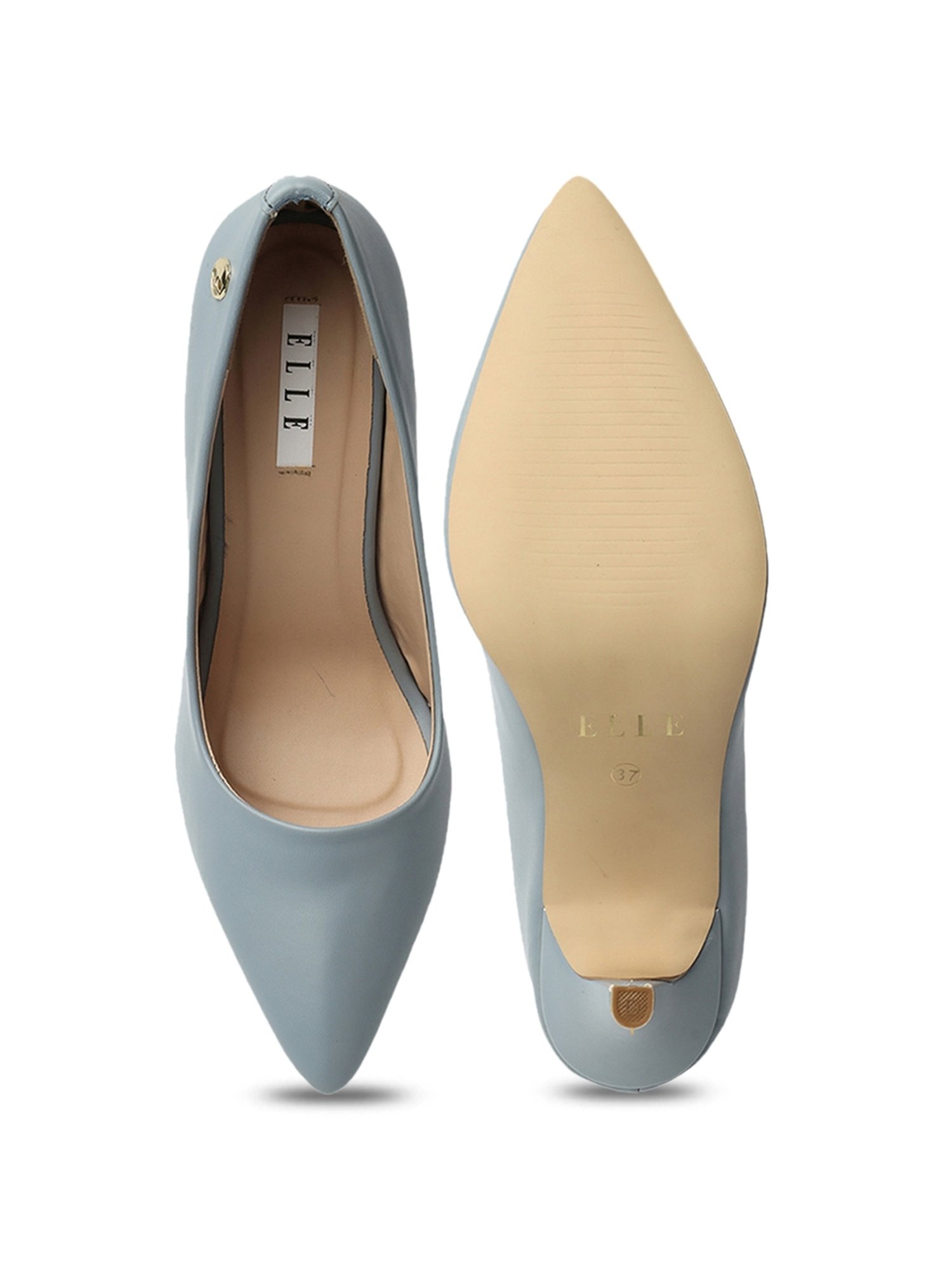 Elle Women's Sky Blue Stiletto Pumps