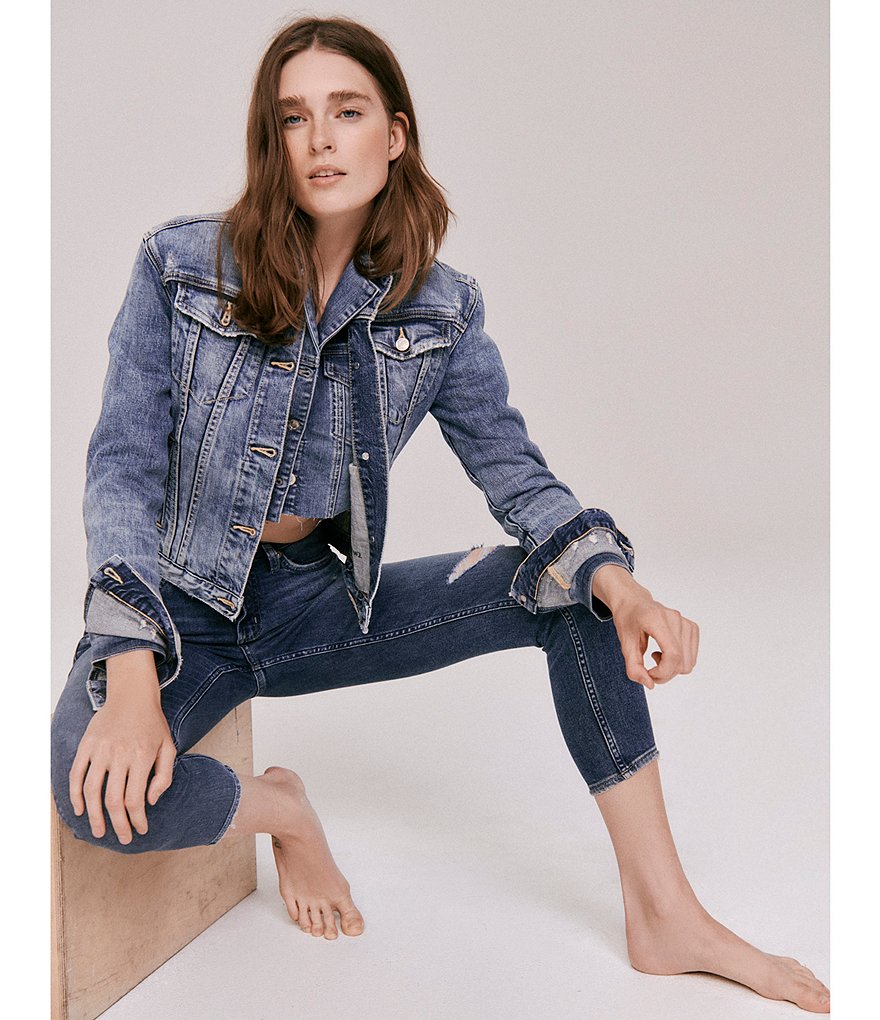 Celebrity Pink Destructed Mom Jeans