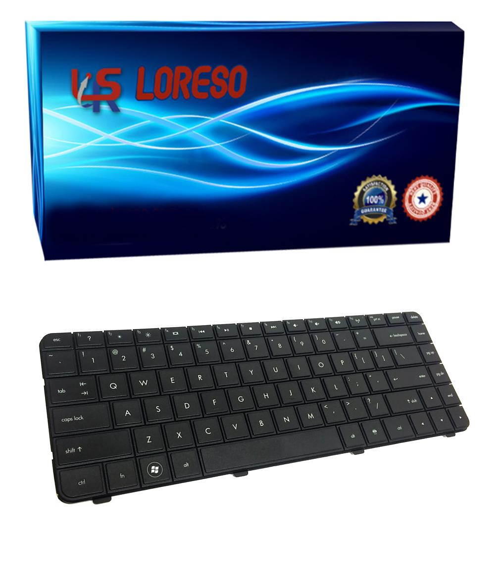 Loreso Compatible Laptop Keyboard Replacement For Compaq Presario CQ42-111TU (Black)