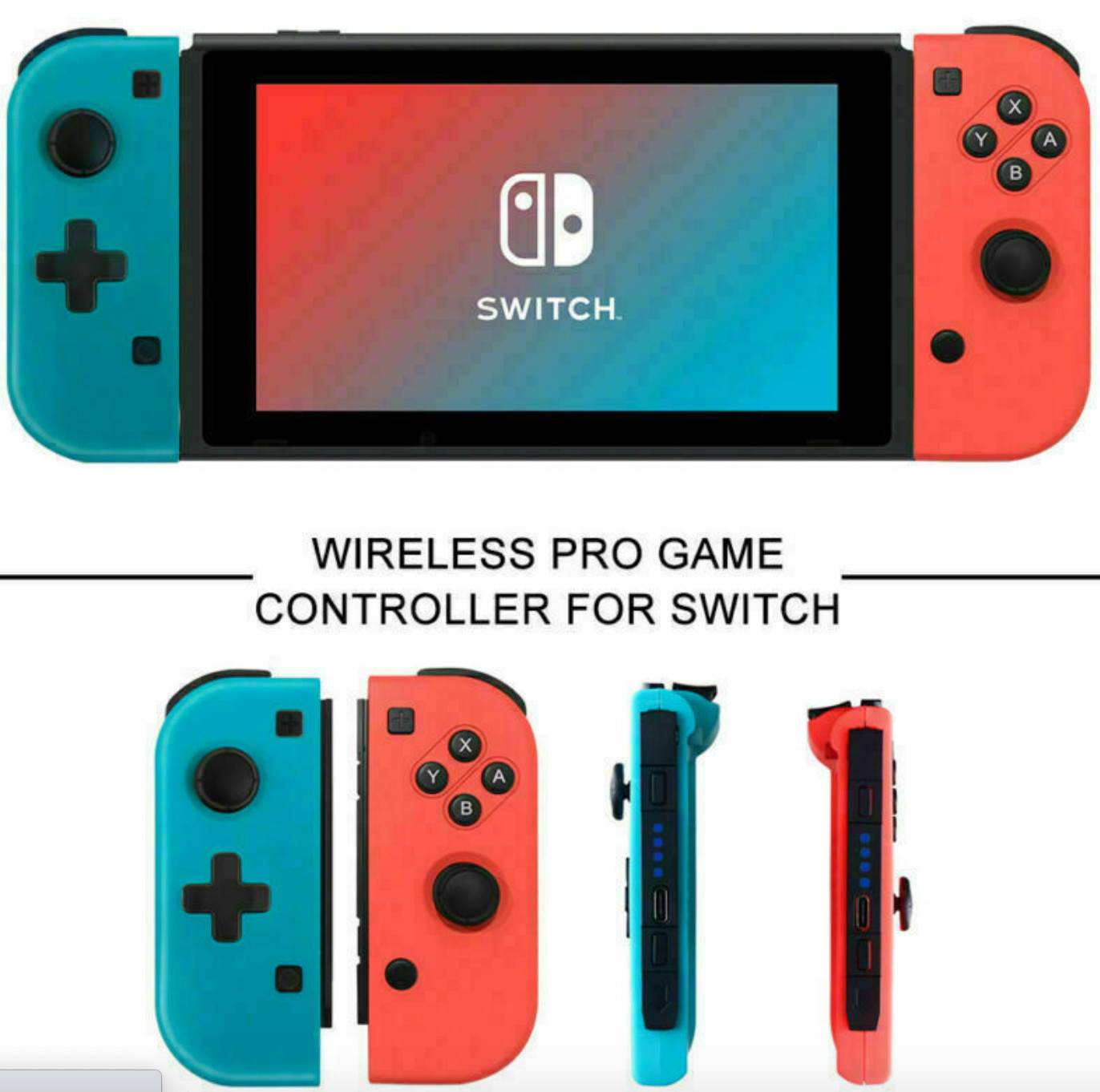Wireless Pro Joy-Con Game Controller Nintendo Switch Console Gamepad Joypad L&R